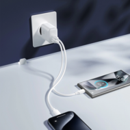 Joyroom Wall charger - Oplader met 1 USB-A en 1 USB-C poort -20W - Quick Charge 3.0 - Wit