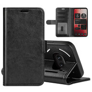 Nothing Phone (2a) / Nothing Phone (2a) Plus Hoesje - MobyDefend Wallet Book Case (Sluiting Achterkant) - Zwart