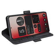 Nothing Phone (2a) / Nothing Phone (2a) Plus Hoesje - MobyDefend Luxe Wallet Book Case (Sluiting Zijkant) - Zwart