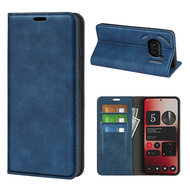 Nothing Phone (2a) / Nothing Phone (2a) Plus Hoesje - Luxe Wallet Bookcase (Magnetische Sluiting) - Blauw