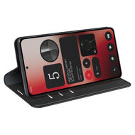 Nothing Phone (2a) / Nothing Phone (2a) Plus Hoesje - Luxe Wallet Bookcase (Magnetische Sluiting) - Zwart