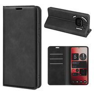 Nothing Phone (2a) / Nothing Phone (2a) Plus Hoesje - Luxe Wallet Bookcase (Magnetische Sluiting) - Zwart