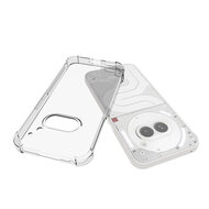 Nothing Phone (2a) / Nothing Phone (2a) Plus Hoesje - MobyDefend Transparante Shockproof TPU Backcover - Verstevigde Hoeken - Volledig Doorzichtig