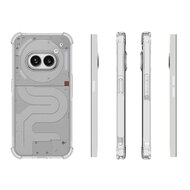 Nothing Phone (2a) / Nothing Phone (2a) Plus Hoesje - MobyDefend Transparante Shockproof TPU Backcover - Verstevigde Hoeken - Volledig Doorzichtig