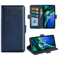 Nokia G42 Hoesje - MobyDefend Luxe Wallet Book Case (Sluiting Zijkant) - Blauw