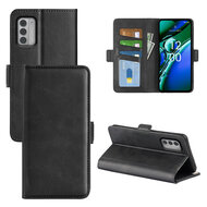 Nokia G42 Hoesje - MobyDefend Luxe Wallet Book Case (Sluiting Zijkant) - Zwart