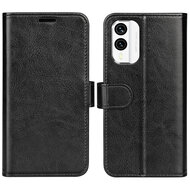 Nokia X30 Hoesje - MobyDefend Wallet Book Case (Sluiting Achterkant) - Zwart