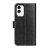 Nokia X30 Hoesje - MobyDefend Wallet Book Case (Sluiting Achterkant) - Zwart