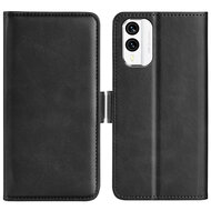 Nokia X30 Hoesje - MobyDefend Luxe Wallet Book Case (Sluiting Zijkant) - Zwart