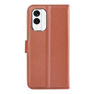 Nokia X30 Hoesje - MobyDefend Kunstleren Wallet Book Case (Sluiting Voorkant) - Bruin