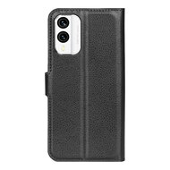 Nokia X30 Hoesje - MobyDefend Kunstleren Wallet Book Case (Sluiting Voorkant) - Zwart