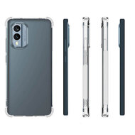 Nokia X30 Hoesje - MobyDefend Transparante Shockproof TPU Backcover - Verstevigde Hoeken - Volledig Doorzichtig