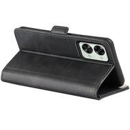 OnePlus Nord 2T Hoesje - MobyDefend Luxe Wallet Book Case (Sluiting Zijkant) - Zwart