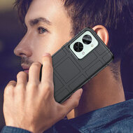 OnePlus Nord 2T Hoesje - Mobydefend Rugged Shield TPU Backcover - Blauw