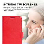 OnePlus Nord 2T Hoesje - MobyDefend Wallet Book Case (Sluiting Achterkant) - Zwart