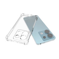 Xiaomi Redmi Note 13 Pro Plus Hoesje - MobyDefend Transparante Shockproof TPU Backcover - Verstevigde Hoeken - Volledig Doorzichtig