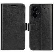 Xiaomi Redmi Note 13 Pro Plus Hoesje - MobyDefend Wallet Book Case (Sluiting Achterkant) - Zwart
