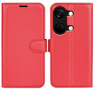 OnePlus Nord 3 Hoesje - MobyDefend Kunstleren Wallet Book Case (Sluiting Voorkant) - Rood