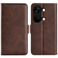 OnePlus Nord 3 Hoesje - MobyDefend Luxe Wallet Book Case (Sluiting Zijkant) - Bruin