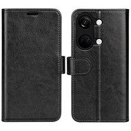 OnePlus Nord 3 Hoesje - MobyDefend Wallet Book Case (Sluiting Achterkant) - Zwart