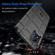 Motorola Moto E13 Hoesje - Mobydefend Rugged Shield TPU Backcover - Zwart
