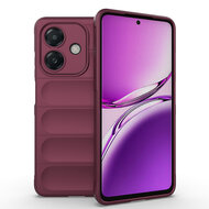Oppo A60 5G  / Oppo A40 / Oppo A40m Hoesje - MobyDefend TPU Gripcase - Paars
