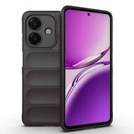 Oppo A60 5G  / Oppo A40 / Oppo A40m Hoesje - MobyDefend TPU Gripcase - Zwart
