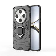 Oppo Find X8 Pro Hoesje - MobyDefend Dubbelgelaagde Pantsercase Met Standaard - Zwart