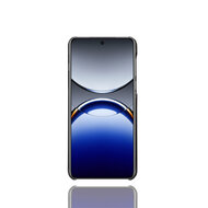 Oppo Find X8 Pro Hoesje - MobyDefend Lederen Backcover Met Vakjes Voor Pasjes - Zwart