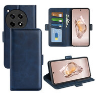 OnePlus 12R Hoesje - MobyDefend Luxe Wallet Book Case (Sluiting Zijkant) - Blauw