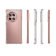 OnePlus 12R Hoesje - MobyDefend Transparante Shockproof TPU Backcover - Verstevigde Hoeken - Volledig Doorzichtig