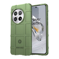 OnePlus 12 Hoesje - Mobydefend Rugged Shield TPU Backcover - Groen