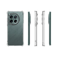 OnePlus 12 Hoesje - MobyDefend Transparante Shockproof TPU Backcover - Verstevigde Hoeken - Volledig Doorzichtig