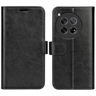 OnePlus 12 Hoesje - MobyDefend Wallet Book Case (Sluiting Achterkant) - Zwart