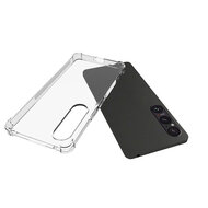 Sony Xperia 1 VI Hoesje - MobyDefend Transparante Shockproof TPU Backcover - Verstevigde Hoeken - Volledig Doorzichtig