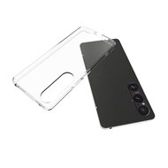 Sony Xperia 1 VI Hoesje - MobyDefend Transparante TPU Backcover - Volledig Doorzichtig