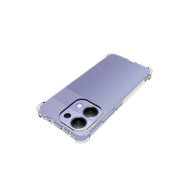 Xiaomi Redmi Note 13 4G Hoesje - MobyDefend Transparante Shockproof TPU Backcover - Verstevigde Hoeken - Volledig Doorzichtig