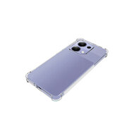 Xiaomi Redmi Note 13 4G Hoesje - MobyDefend Transparante Shockproof TPU Backcover - Verstevigde Hoeken - Volledig Doorzichtig