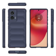 Motorola Edge 50 Fusion Hoesje - MobyDefend TPU Gripcase - Blauw