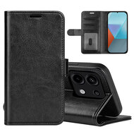 Xiaomi Redmi Note 13 Pro 5G Hoesje - MobyDefend Wallet Book Case (Sluiting Achterkant) - Zwart