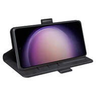 Samsung Galaxy S23 FE Hoesje - MobyDefend Luxe Wallet Book Case (Sluiting Zijkant) - Zwart