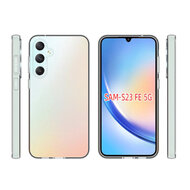 Samsung Galaxy S23 FE Hoesje - MobyDefend Transparante TPU Backcover - Volledig Doorzichtig