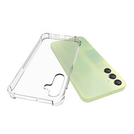 Samsung Galaxy A15 Hoesje - MobyDefend Transparante Shockproof TPU Backcover - Verstevigde Hoeken - Volledig Doorzichtig