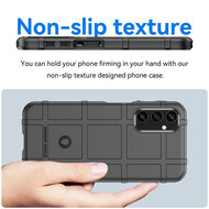 Samsung Galaxy A25 Hoesje - Mobydefend Rugged Shield TPU Backcover - Blauw