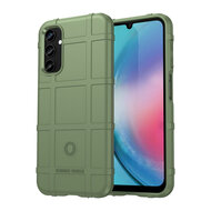 Samsung Galaxy A25 Hoesje - Mobydefend Rugged Shield TPU Backcover - Groen