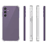 Samsung Galaxy A25 Hoesje - MobyDefend Transparante Shockproof TPU Backcover - Verstevigde Hoeken - Volledig Doorzichtig