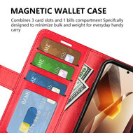 OnePlus 13 Hoesje - MobyDefend Wallet Book Case (Sluiting Achterkant) - Bruin