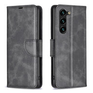 Samsung Galaxy S25 Plus (S25+) Hoesje - MobyDefend Wallet Book Case Met Koord - Zwart