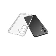 Samsung Galaxy S25 Hoesje - MobyDefend Transparante Shockproof TPU Backcover - Verstevigde Hoeken - Volledig Doorzichtig