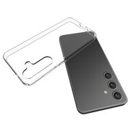 Samsung Galaxy S25 Hoesje - MobyDefend Transparante TPU Backcover - Volledig Doorzichtig